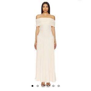 LIONESS Field Of Dreams Dress in Oatmeal size XL